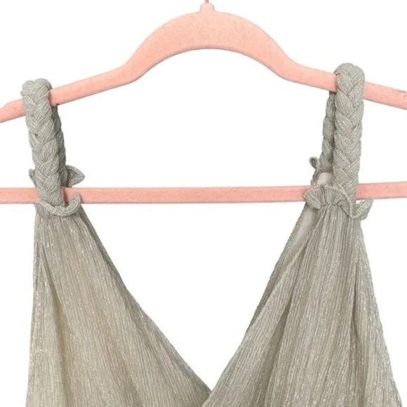 LINI Katherine Metallic Textured Evening Formal Maxi Dress NWT - Picture 2 of 7